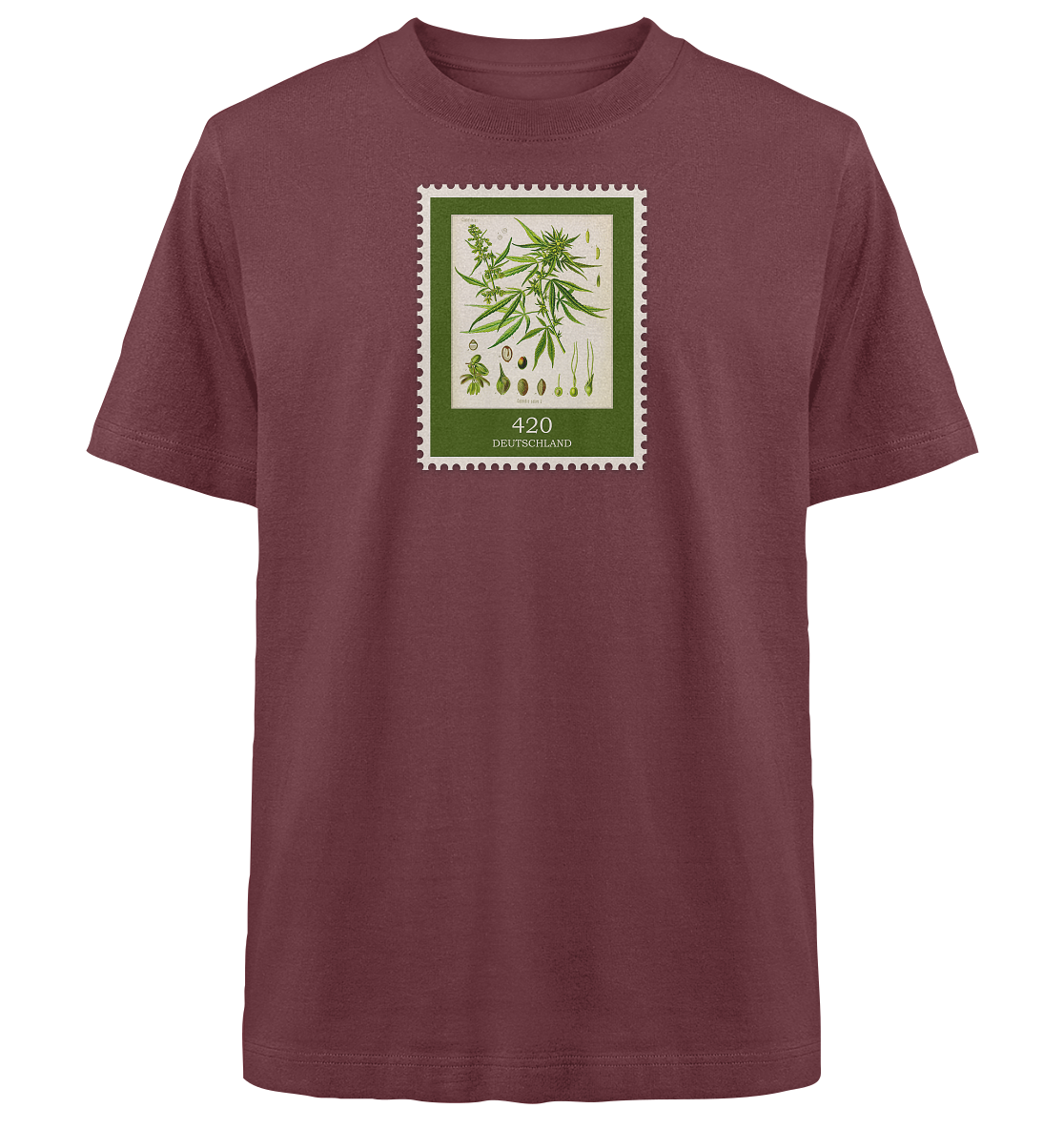 Hemp Stamp - Heavy Oversized Organic Shirt