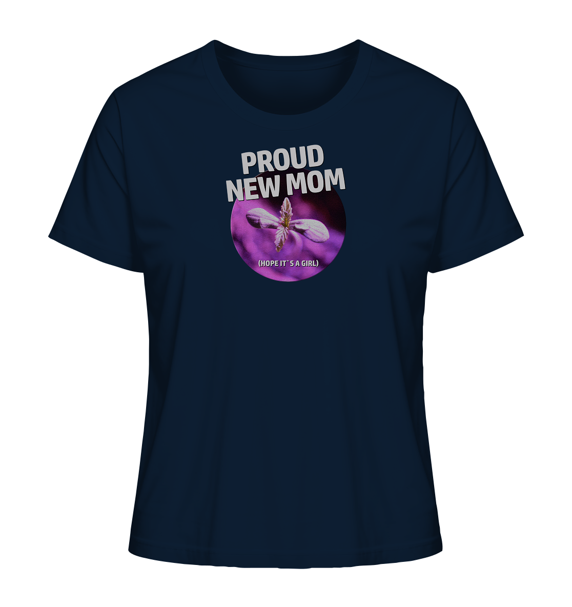 Proud new mom - Ladies Organic Shirt