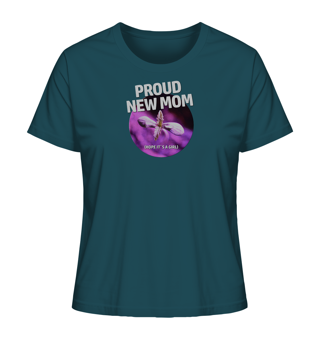 Proud new mom - Ladies Organic Shirt