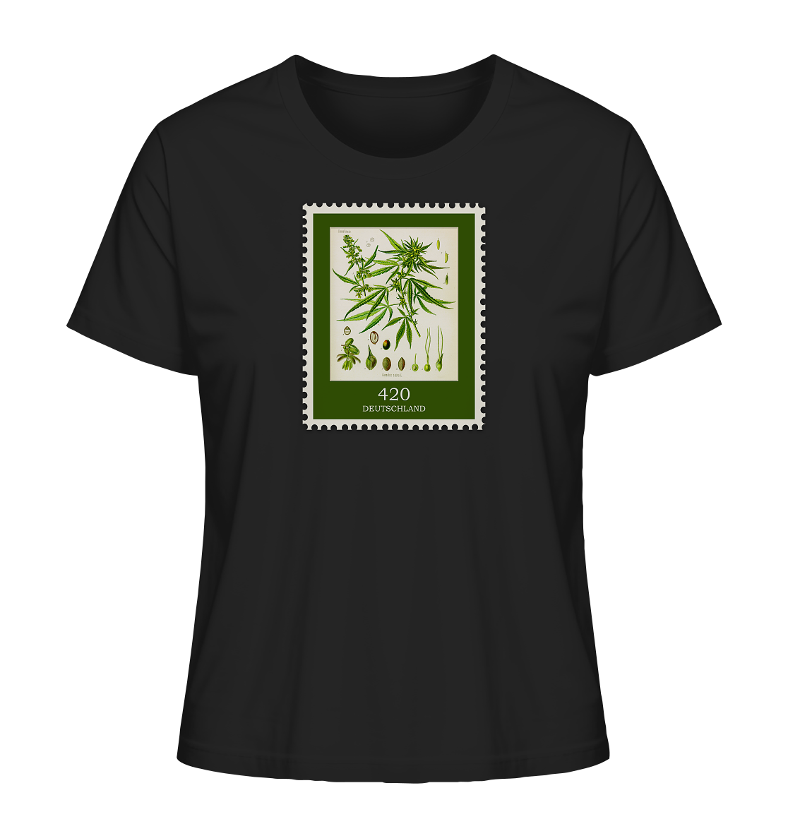 Hemp Stamp - Ladies Organic Shirt