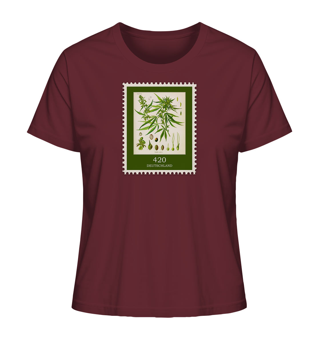 Hemp Stamp - Ladies Organic Shirt