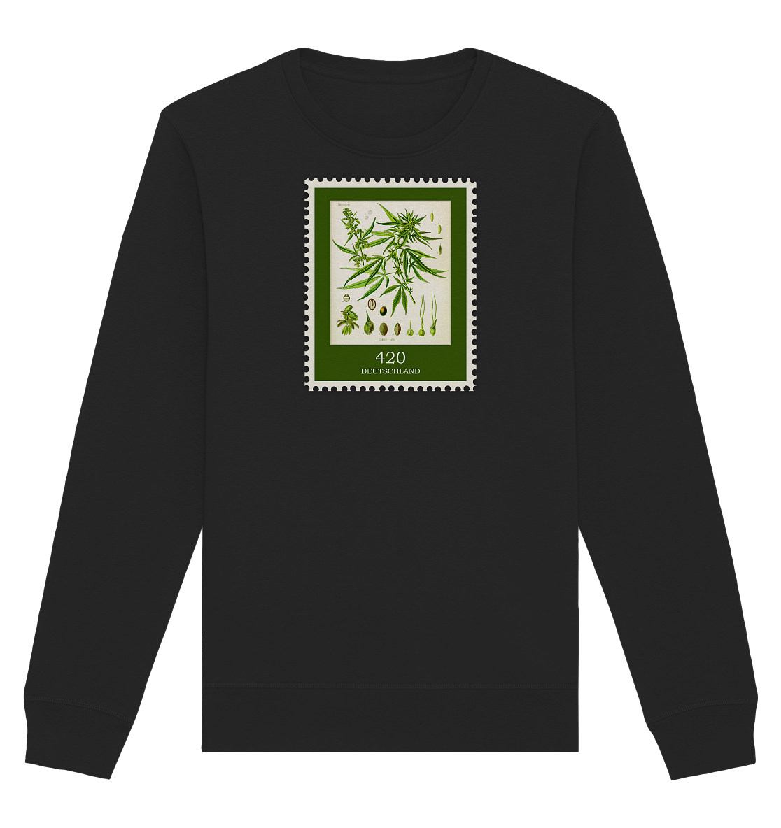 Hemp Stamp - Organic Unisex Sweatshirt