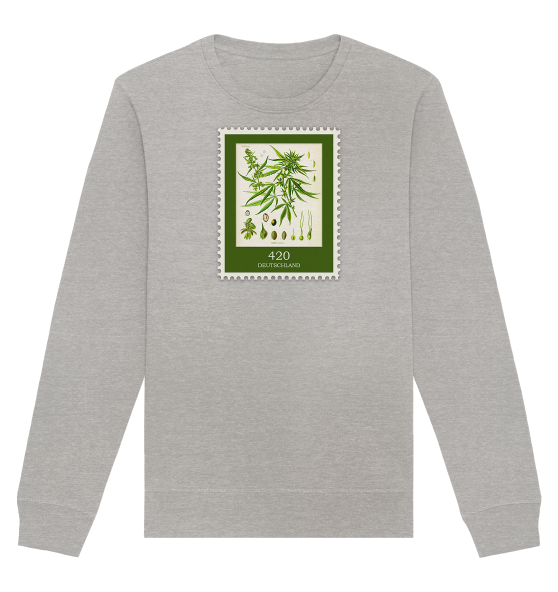 Hemp Stamp - Organic Unisex Sweatshirt