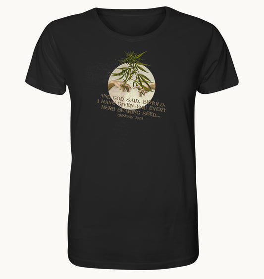 God Said Organic Shirt in Black