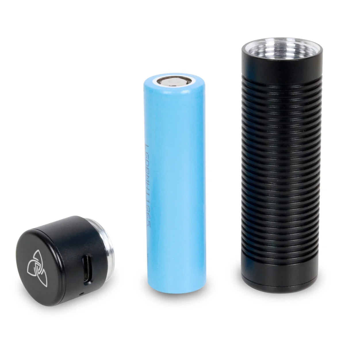 USB-C Ladeset für 18650 Batterien inkl. Batterie und Batteriefach
