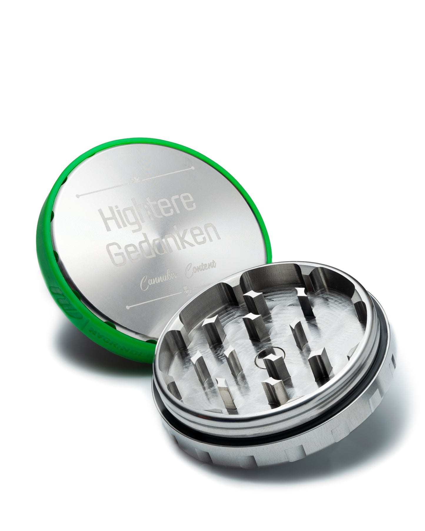 Edelstahl Grinder - 2-teilig - Ø63mm