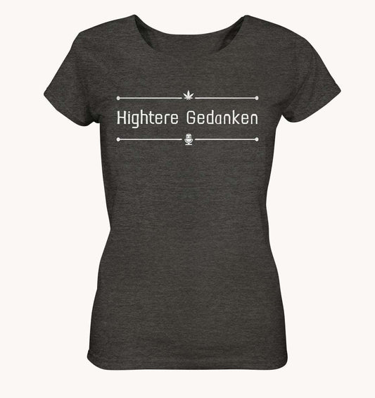 Hightere Gedanken - Ladies Organic Shirt (meliert)