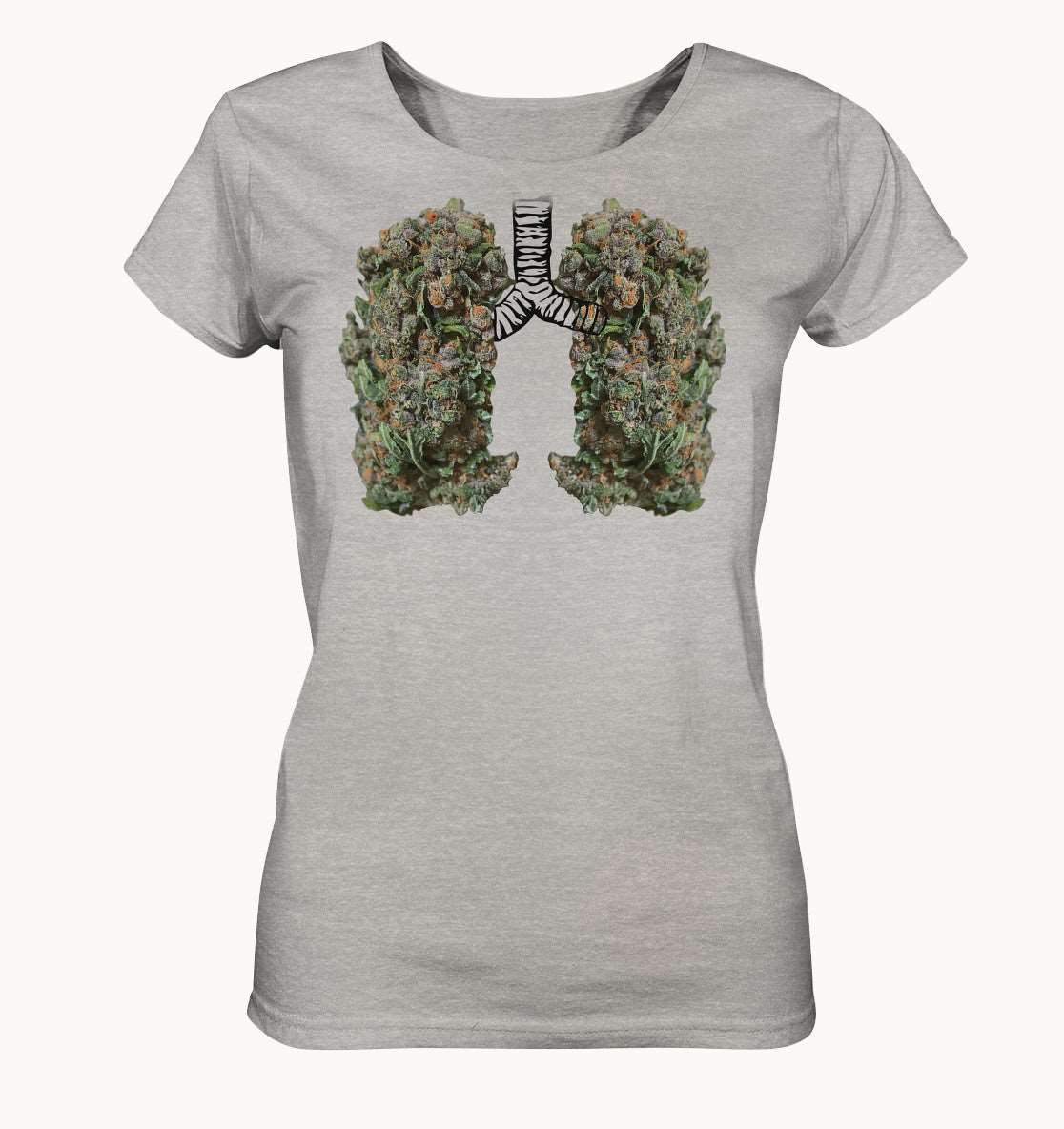 Hanf Lunge - Ladies Organic Shirt (meliert)