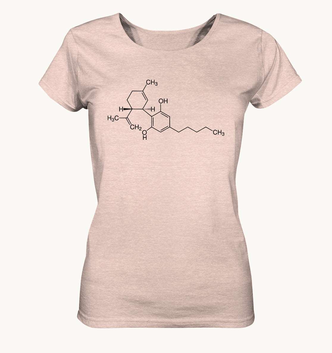 Cannabidiol - Ladies Organic Shirt (meliert)