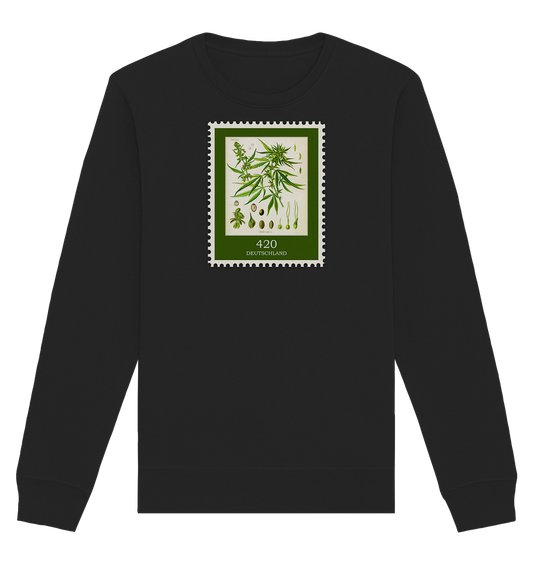 Hemp Stamp - Organic Unisex Sweatshirt