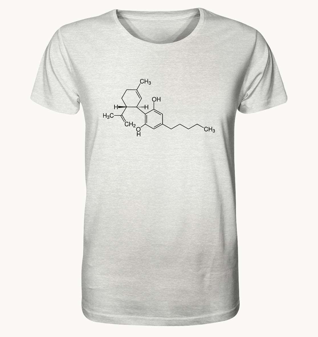 Cannabidiol - Organic Shirt (meliert)