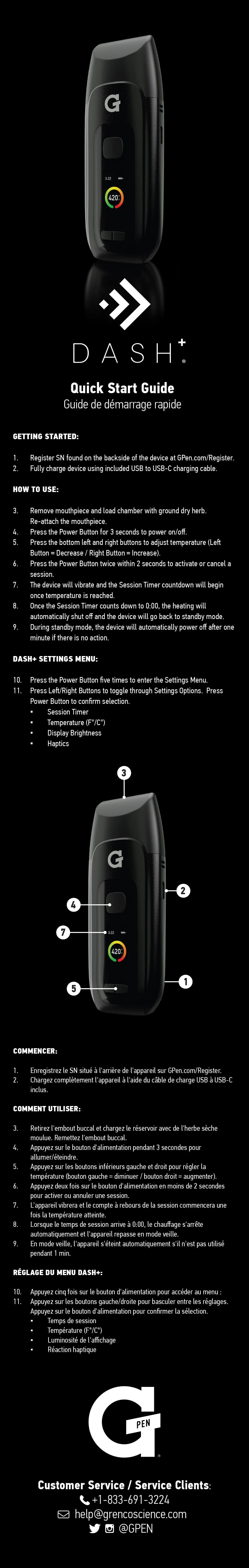 G Pen Dash+ Vaporizer