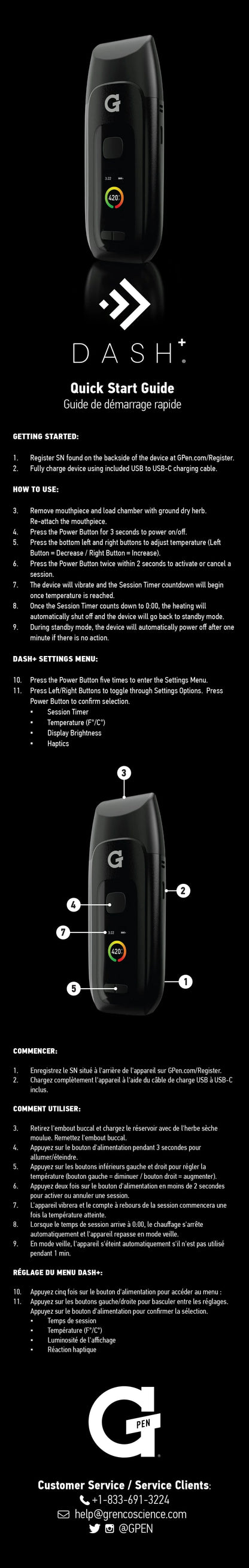 G Pen Dash+ Vaporizer